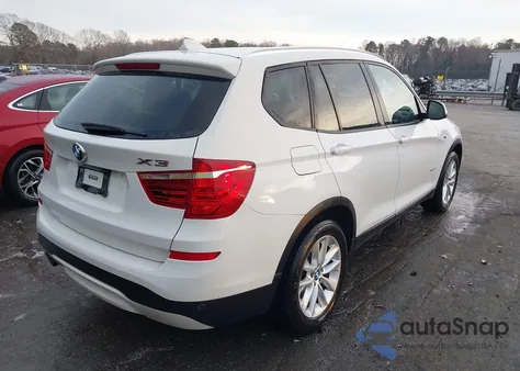 2015 BMW X3 xDrive28I из США, поврежденный, VIN 5UXWX9C53F0D55952